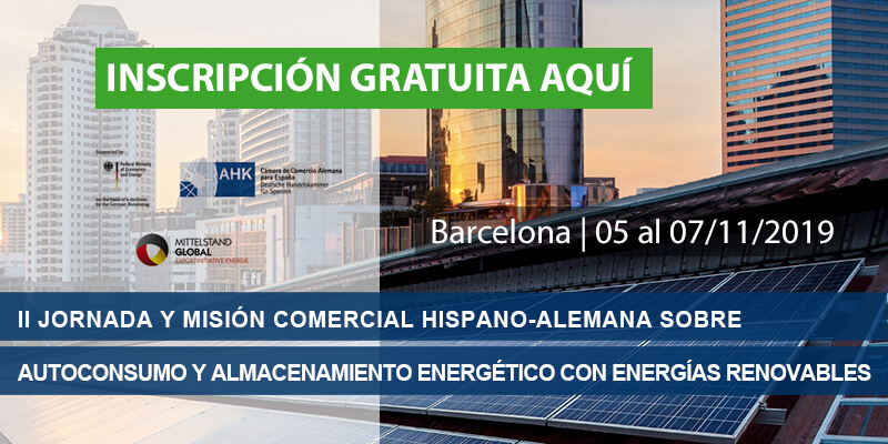 Jornada Autoconsumo y Almacenamiento Energético con Energías Renovables