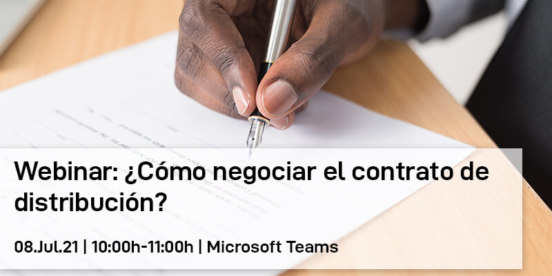 Webinar: ¿Cómo negociar el contrato de distribución?