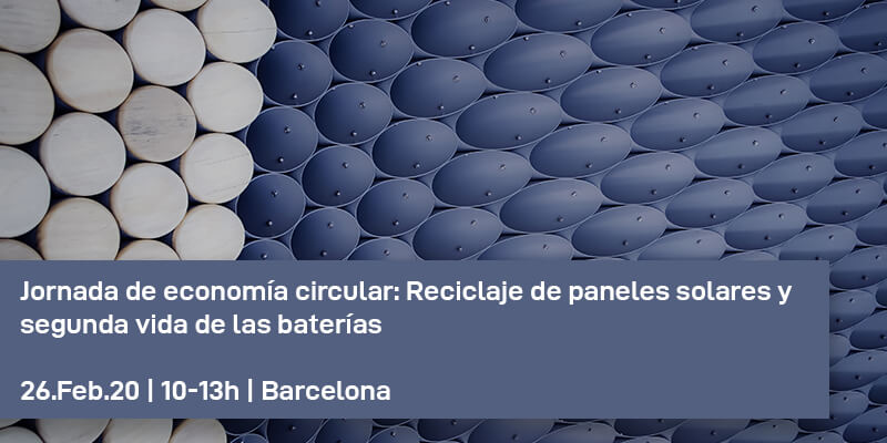 Jornada: Reciclaje de paneles solares y segunda vida de las baterías