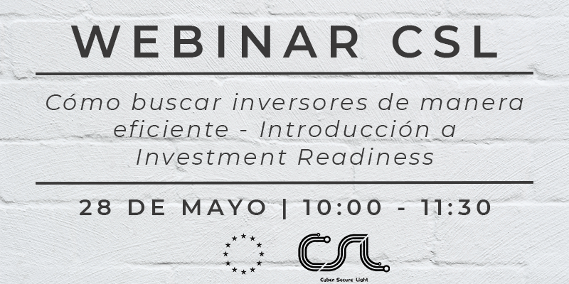 Webinar - Cómo buscar inversores de manera eficiente - Introducción a Investment Readiness