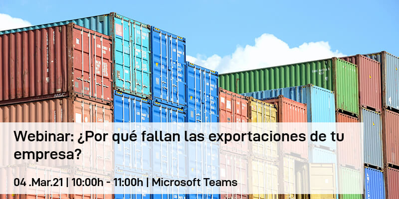 Webinar: ¿Por qué fallan las exportaciones de tu empresa?