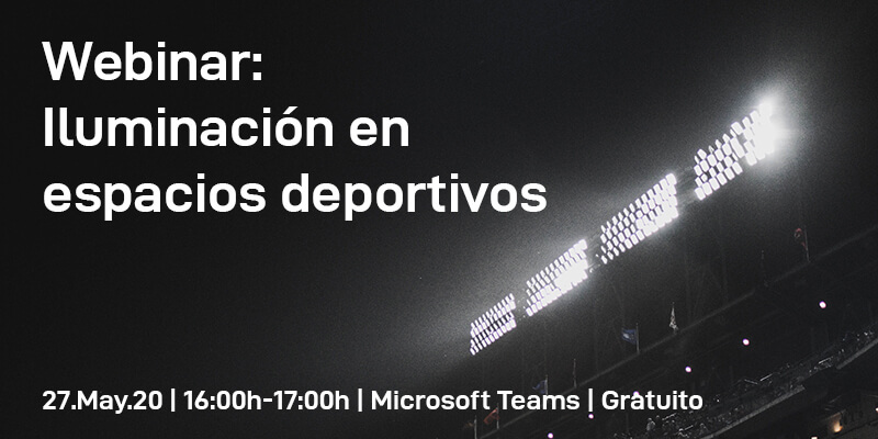 Webinar: Iluminación en espacios deportivos