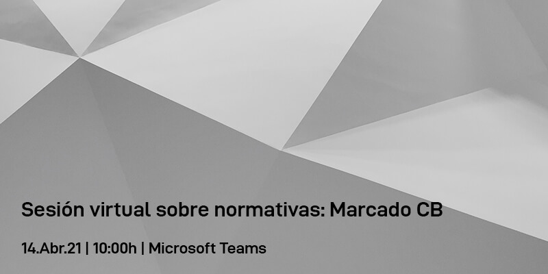 Sesión virtual sobre normativas: Marcado CB