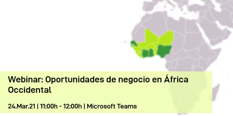 Webinar: Oportunidades de negocio en África Occidental