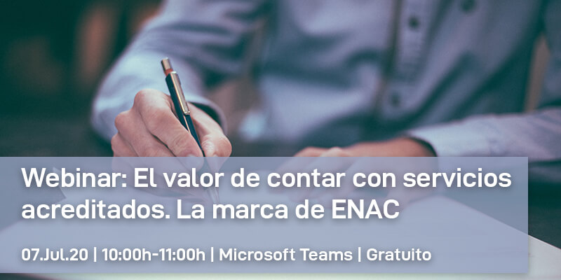 Webinar: El valor de contar con servicios acreditados. La marca de ENAC